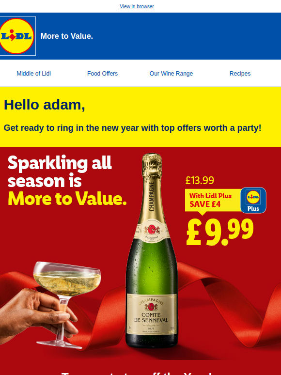 Stock up and celebrate the new year! 🎉