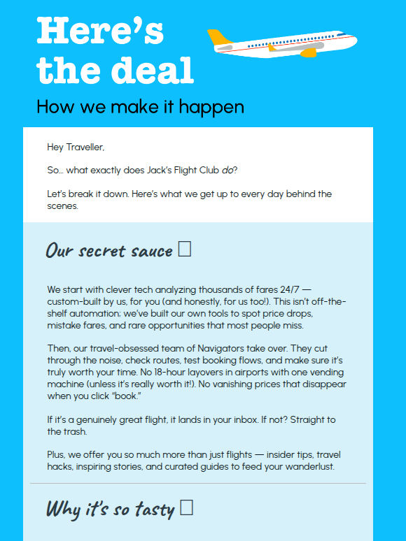 How we actually find the best flights for you