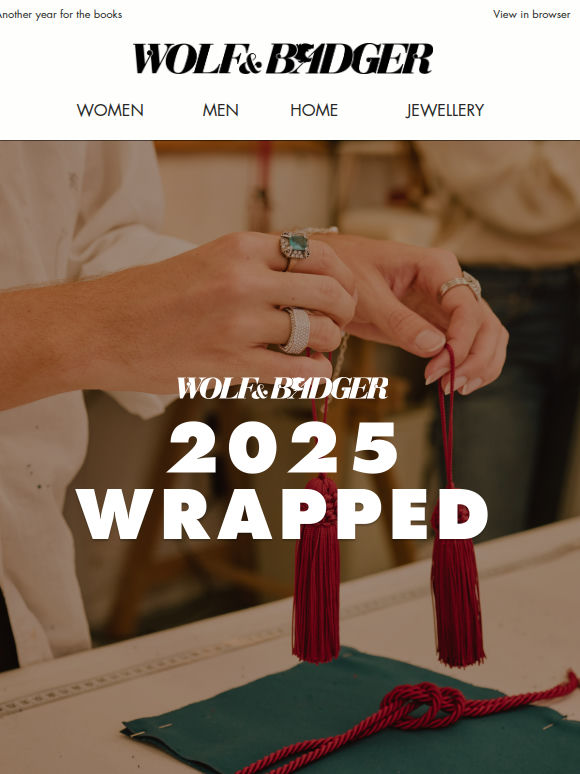 Your Wolf & Badger 2025 Wrapped