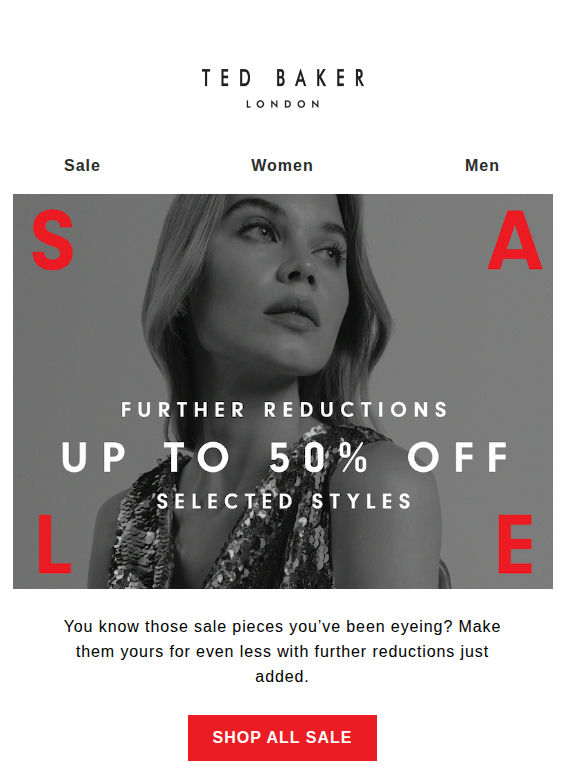 Sale News Alert: Further Reductions