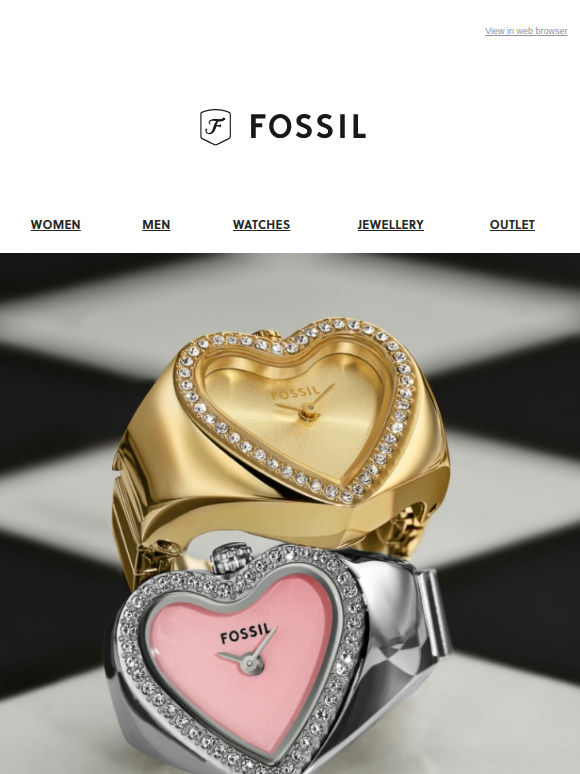 Heart-Shaped Watch Rings? Love.