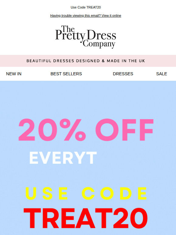 20% Off Everything Payday Treats