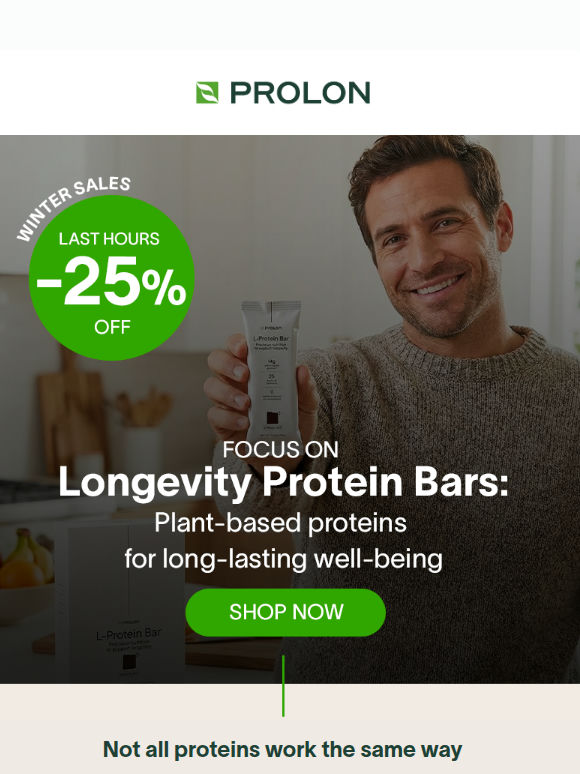 🔎 L-Protein Bars: strength and longevity, always within reach