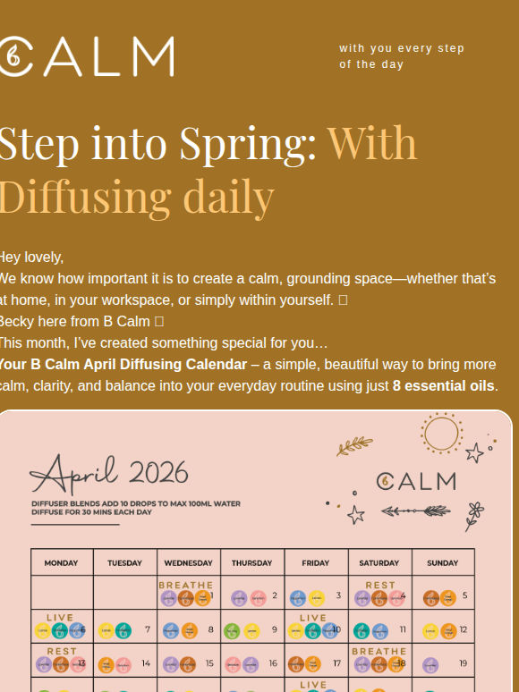 Your Free 30-Day Spring Calm Guide 🌿