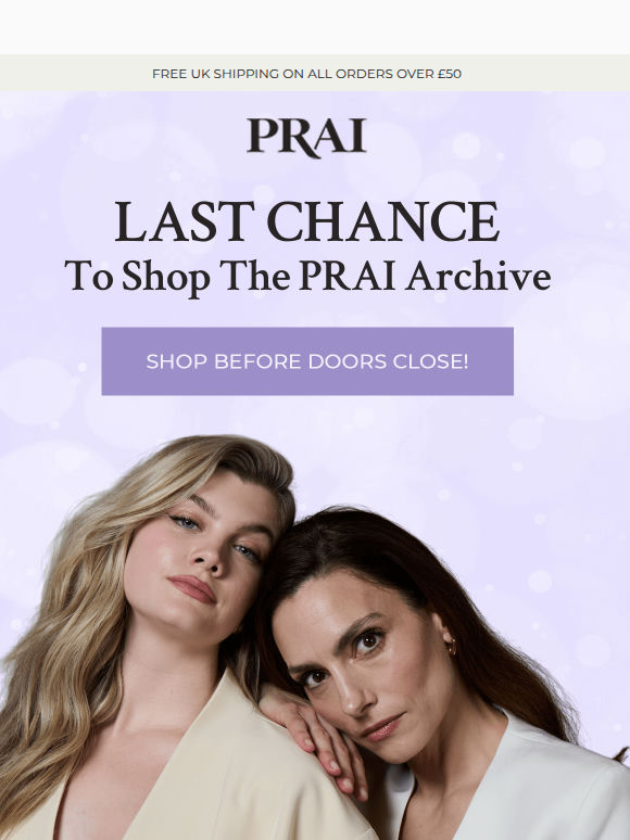 Last chance friend: The Archive ends tonight 🔒