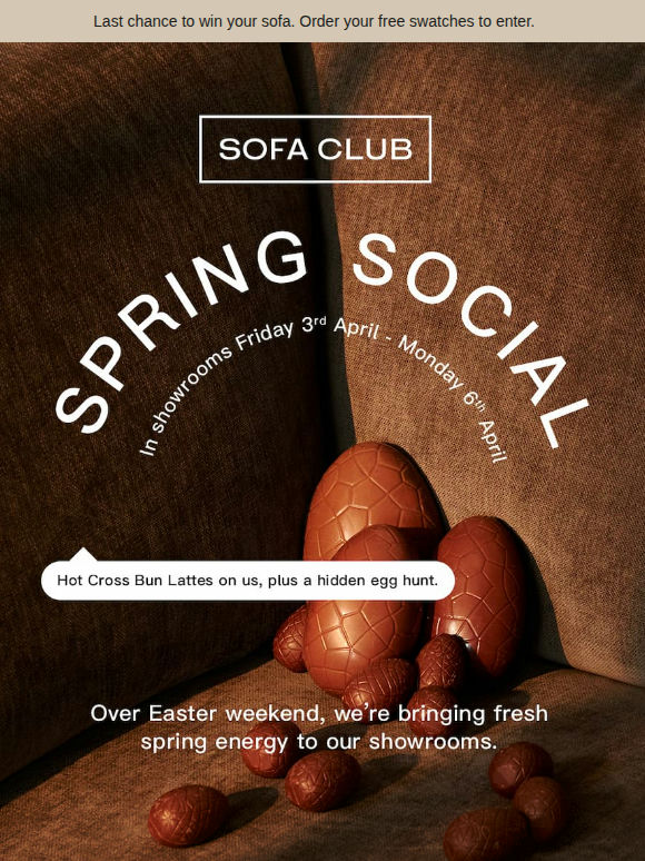 , you’re invited: The Spring Showroom Social 🐣