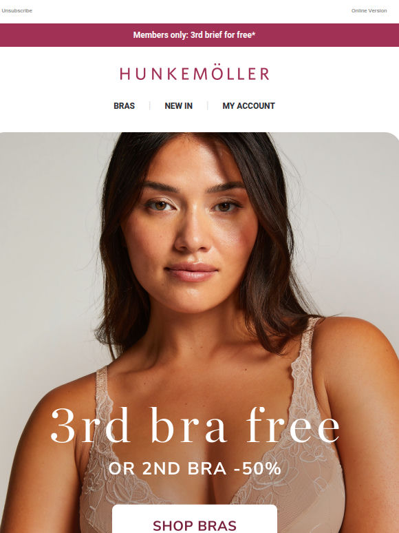 Our bestselling bras & one is free?