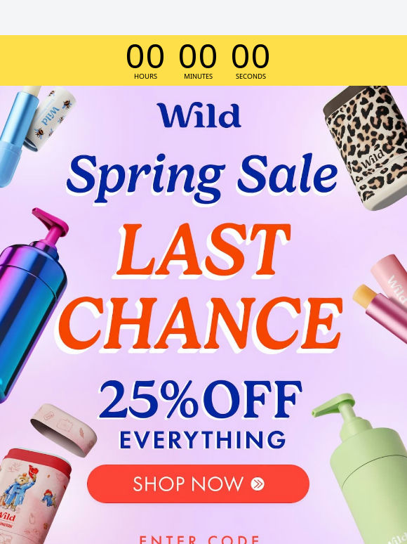 Last chance for 25% off🌸