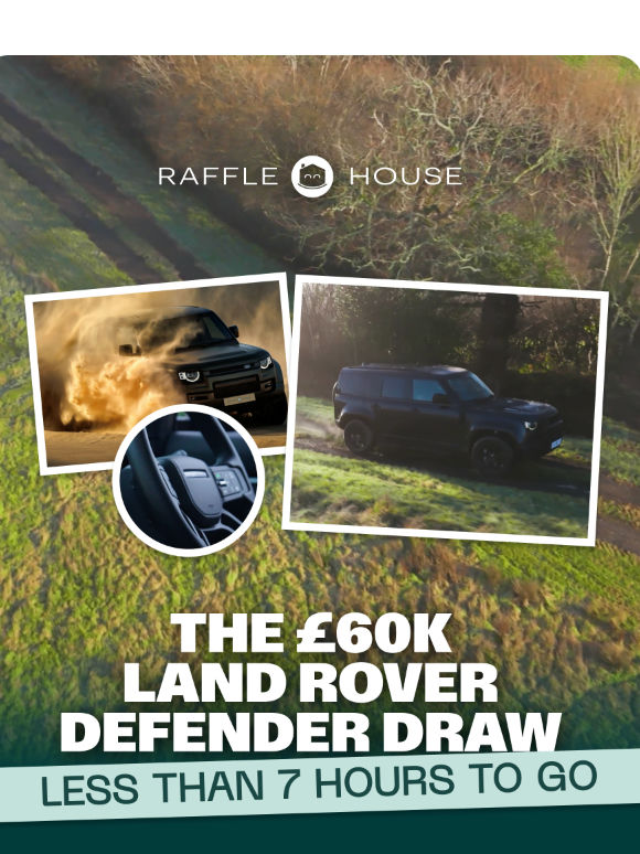 🚨 7h To Go: The £60k Land Rover Defender