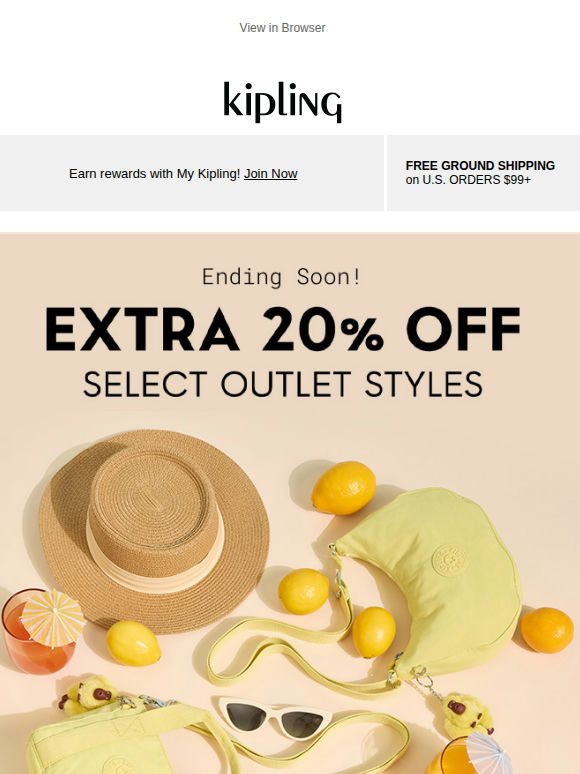 Ending Soon! Extra 20% Off!