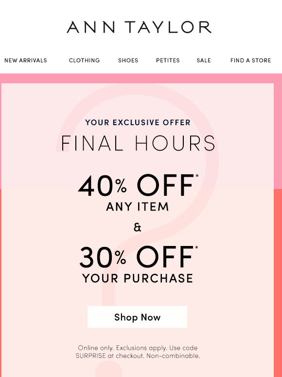 Last Call For A Summer-Ready Surprise Offer