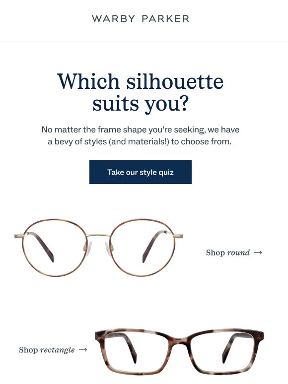 Find your frame shape