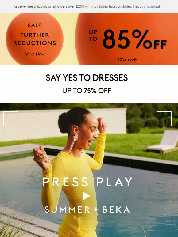 Dresses that complete your summer