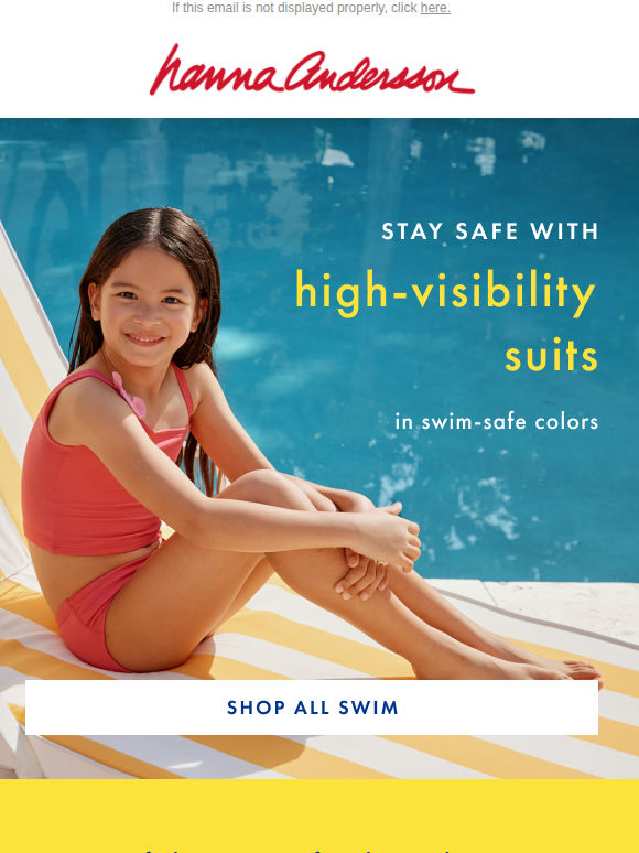 Bright Swim = Easier To Spot ☀️