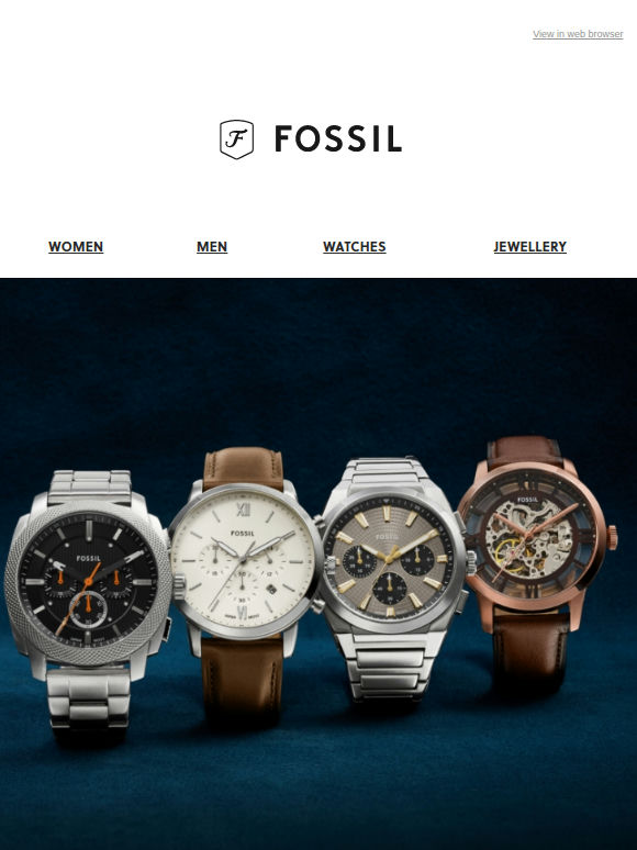 4 Icons, All Unmistakably Fossil ⌚