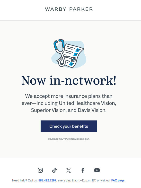 We now take more insurance plans!