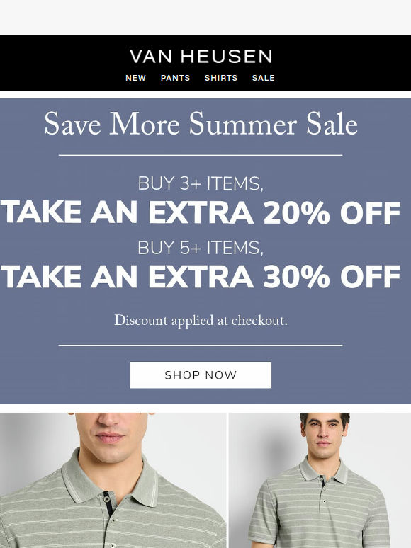 EXTRA 30% OFF 🔥 SAVE MORE SUMMER SALE