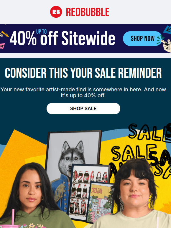 Just Circling Back: Up to 40% off 💫