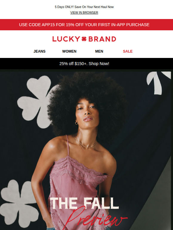 The Fall Preview, Plus 25% Off $150