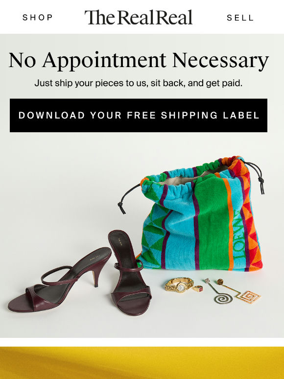 RE: Your free shipping label