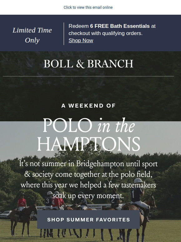 A summer weekend out east + a free gift!