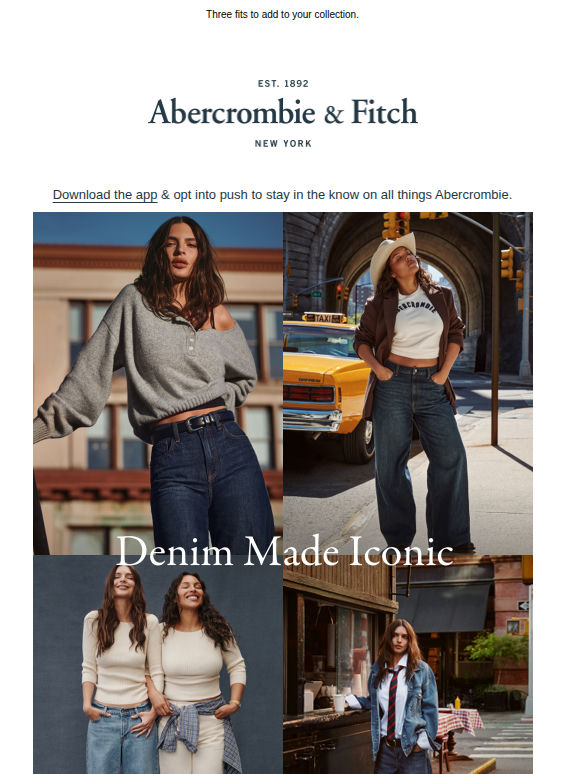 Your denim fit check.