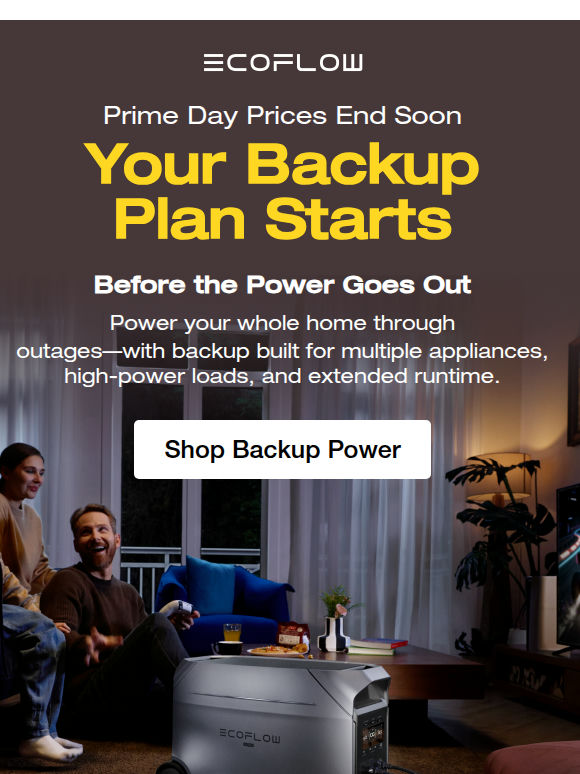 🔋 Make the Most of Your Home Backup Power