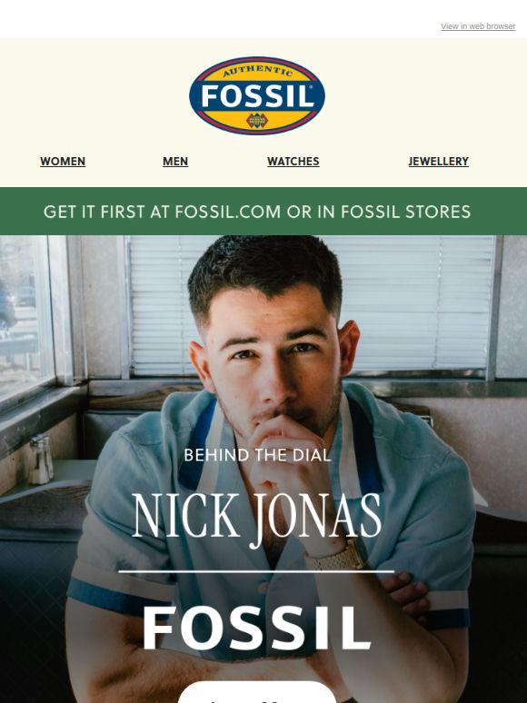 Inside The Nick Jonas x Fossil Collection