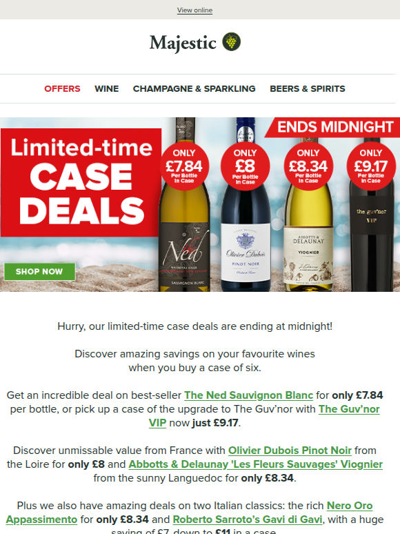 Hurry offers ending at midnight!