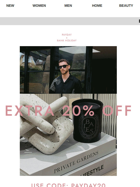 Treat yourself this bank holiday