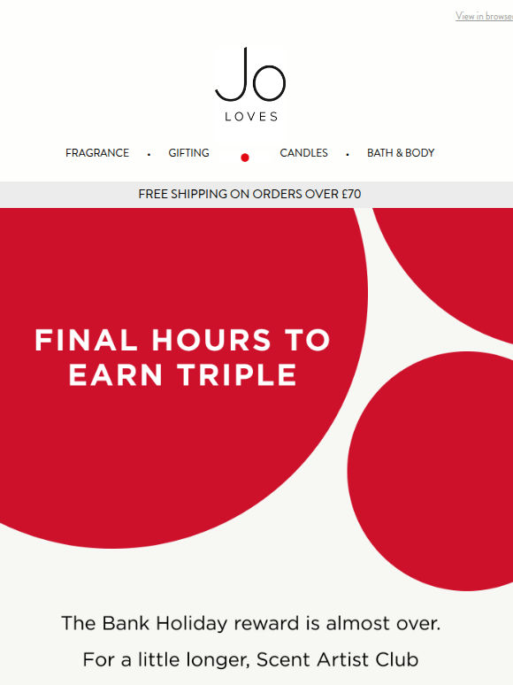 Triple Red Dots End Tonight