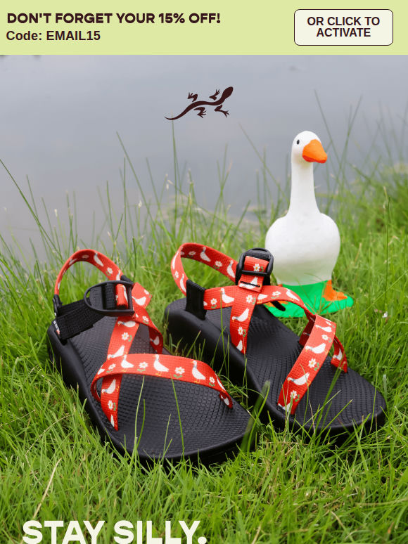 Just this once - Shop Silly Goose Red before it's gone!