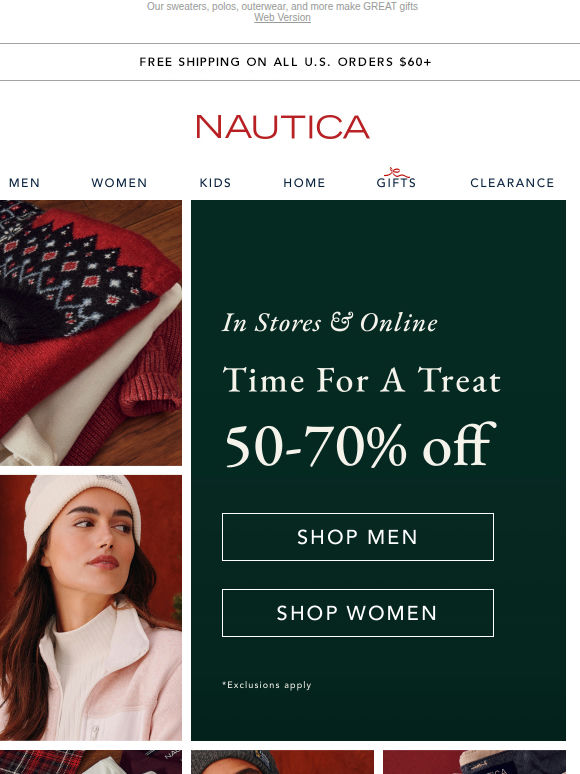 🍬 Time for a treat! Shop 50-70% off