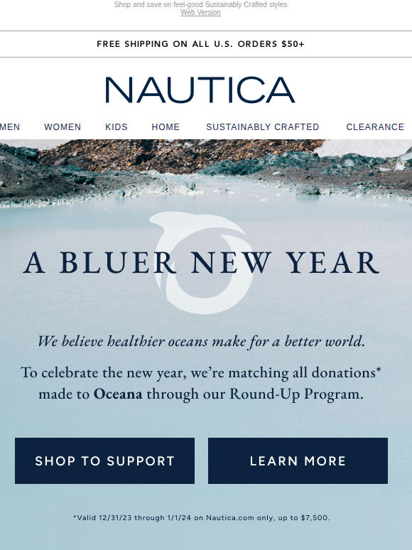 A Bluer New Year 🌊 (+ up to 50% off)