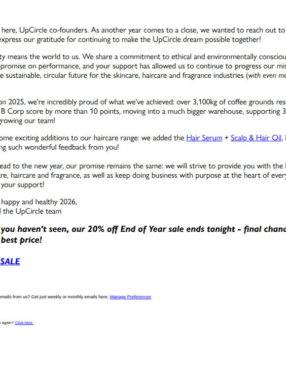 UpCircler, thank you.