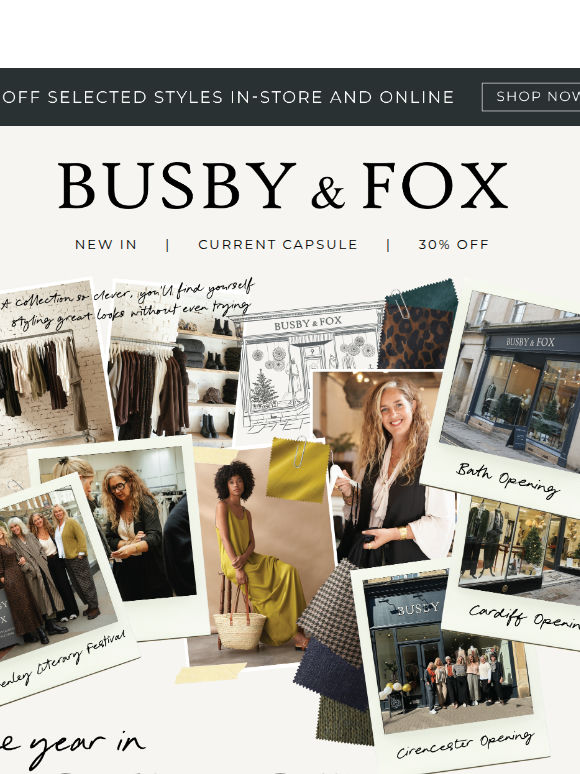 The year in Busby & Fox