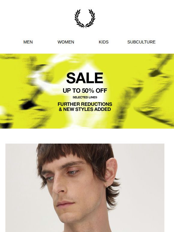 Sale: Further Reductions and New Lines Added