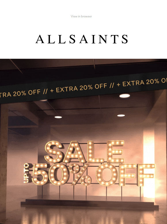 Extra 20% Off SALE – Now On